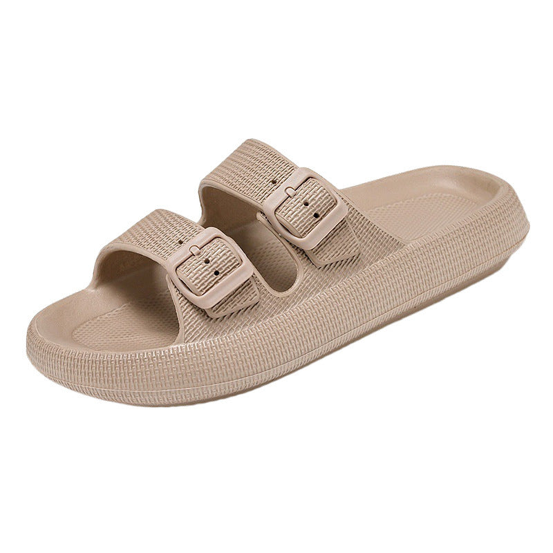 Damen Sandalen Doppelriemen Komfort