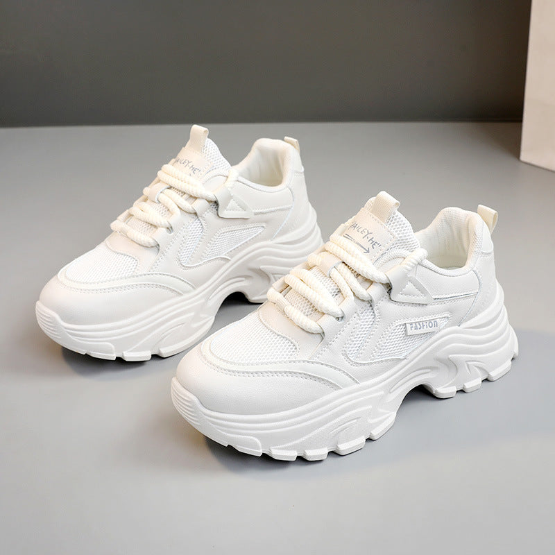Damen Laufschuhe Chunky Atmungsaktives Mesh Sportlich