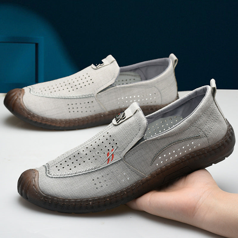Damen Slip-On Schuhe Atmungsaktiv Rutschfeste Sohle