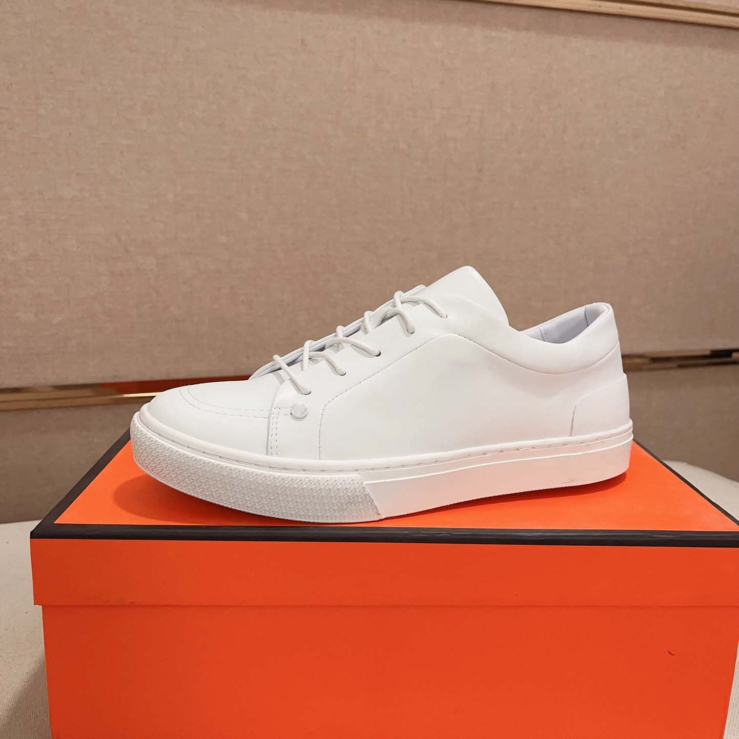 Damen Sneaker Leder Minimalistisch