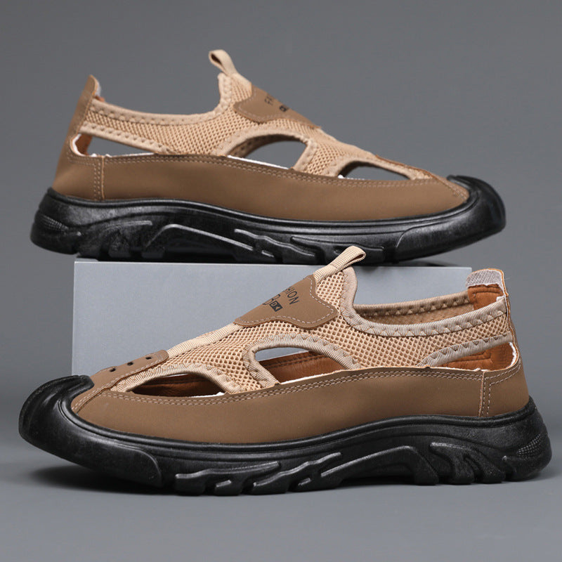 Damen Sandalen Mesh Bequem Rutschfest