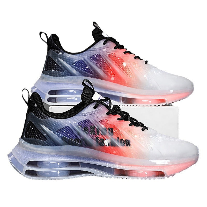 Damen Sneaker mit LED Beleuchtung Sportlich Transparent