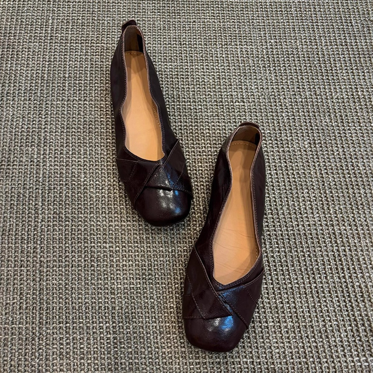 Damen Ballerinas Weich Flexible Bequem
