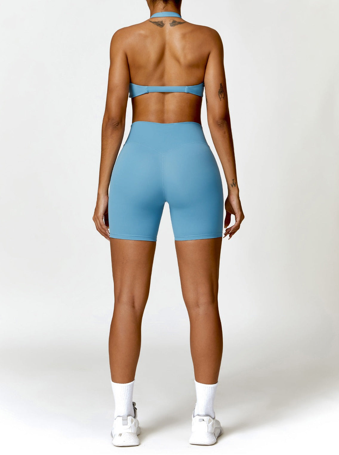Damen Sport-Shorts Einfarbig Nahtlos