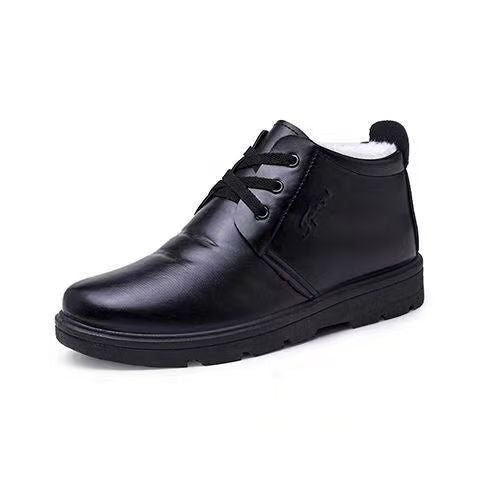 Damen Winterstiefel Isoliert Leder