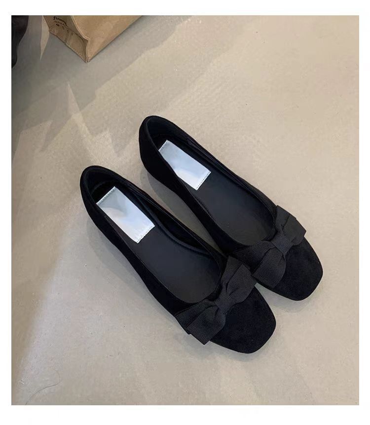 Damen Ballerinas Elegant Schleifen Komfortschuhe