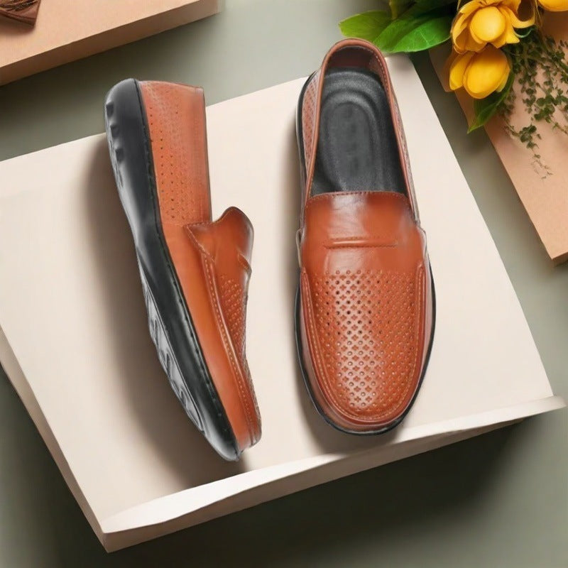 Herren Slipper Atmungsaktives Material Warm