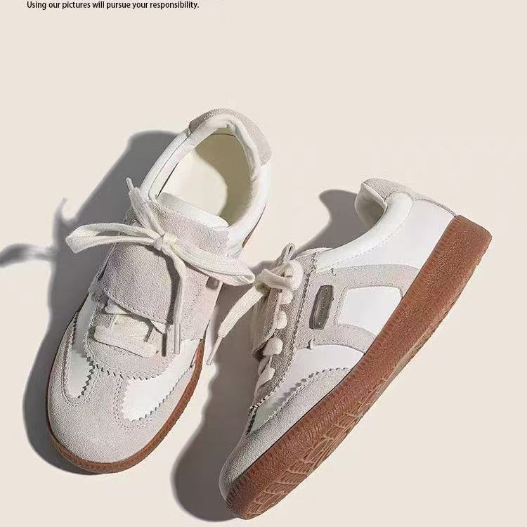 Damen Sneaker Leder Wildleder Modern