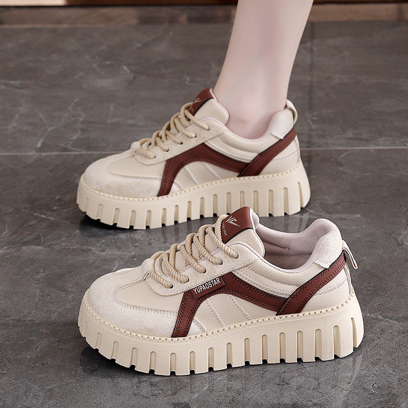 Damen Sneaker Bequem Chunky Sohle Sportschuh Weite