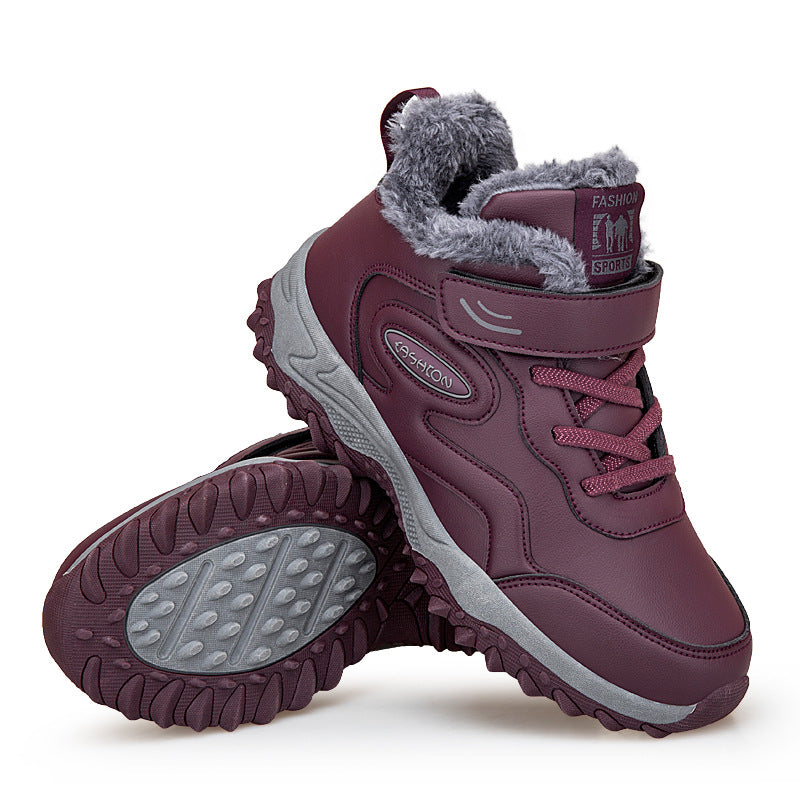 Damen Schnürstiefel Warm Winterstiefel Heidi Style