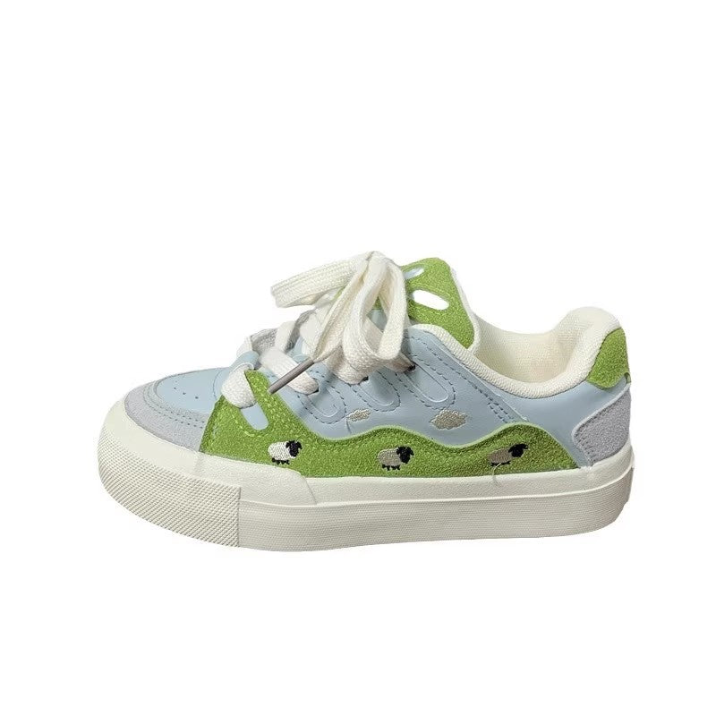 Damen Sneaker Tiermuster Rutschfest Schuhe