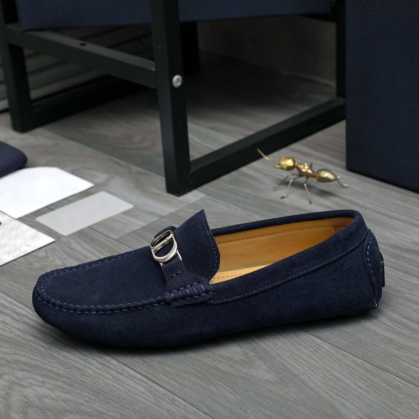 Herren Mokassins Leder Elegante