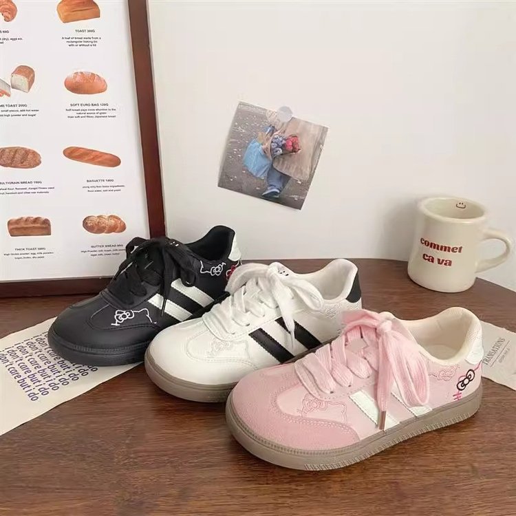 Damen Sneaker Hello Kitty Verspielte Laufschuhe Rosa