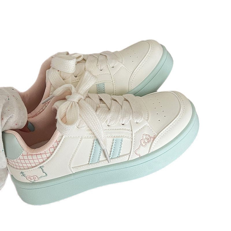 Damen Sneaker Tiermotiv Atmungsaktives Mesh Sportlich
