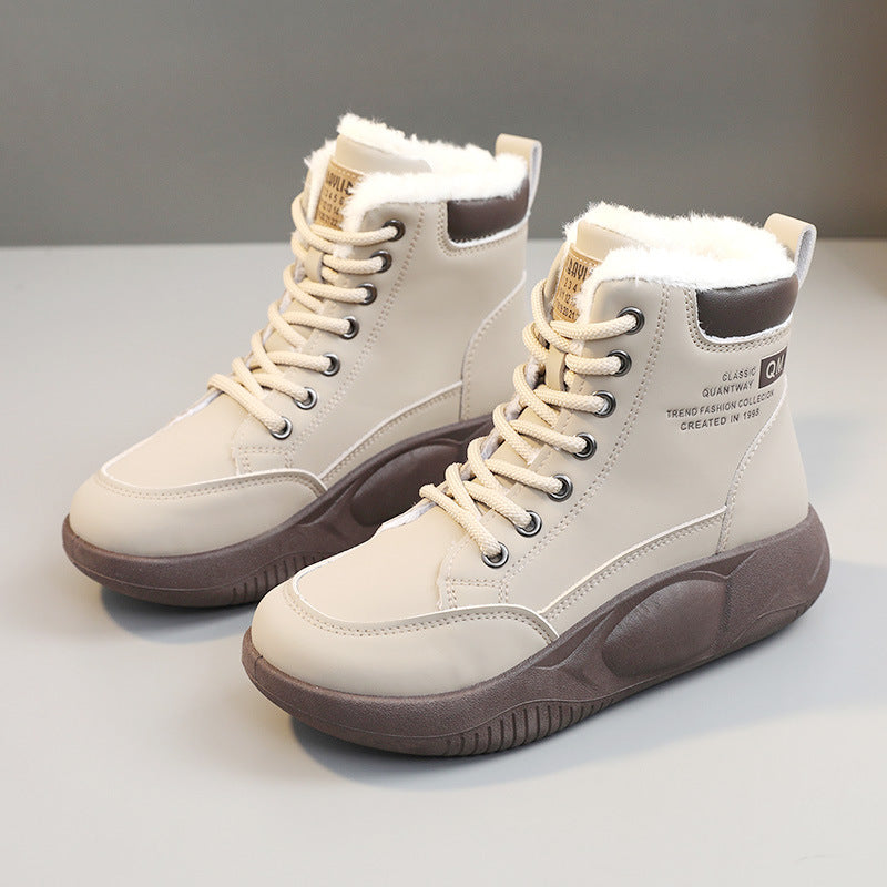 Damen Sneaker Gefüttert Warm Rutschfest Winter Schuhe