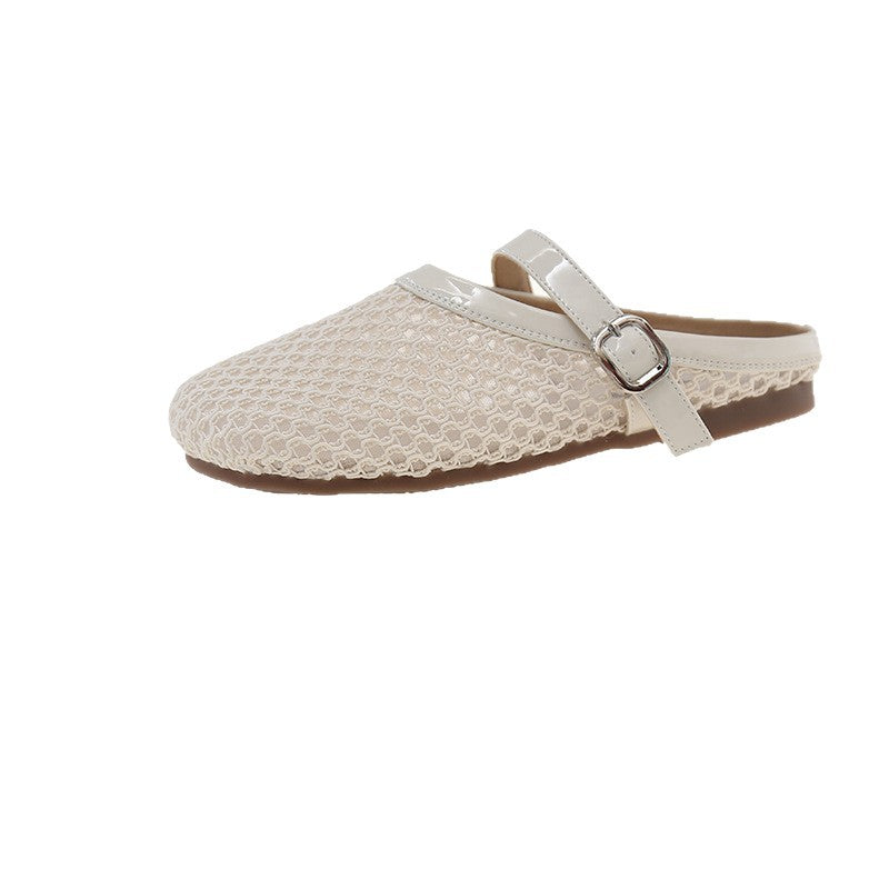 Damen Ballerinas Bequem Elegant Leder