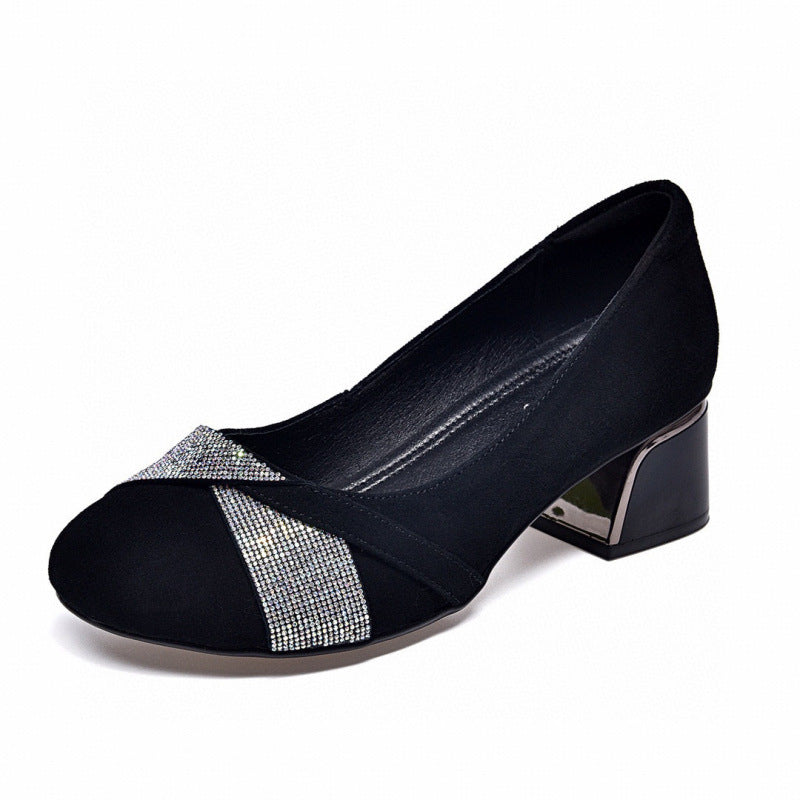 Damen Ballerinas Glitzer Komfortschuhe