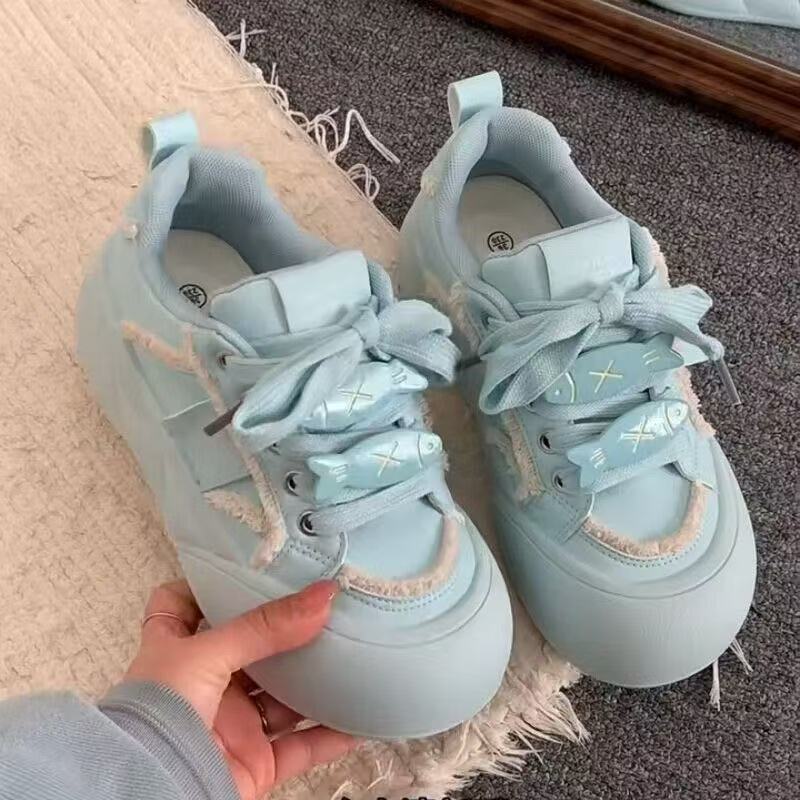 Damen Sneaker Sportlich Elastisch Weiches Innenfutter