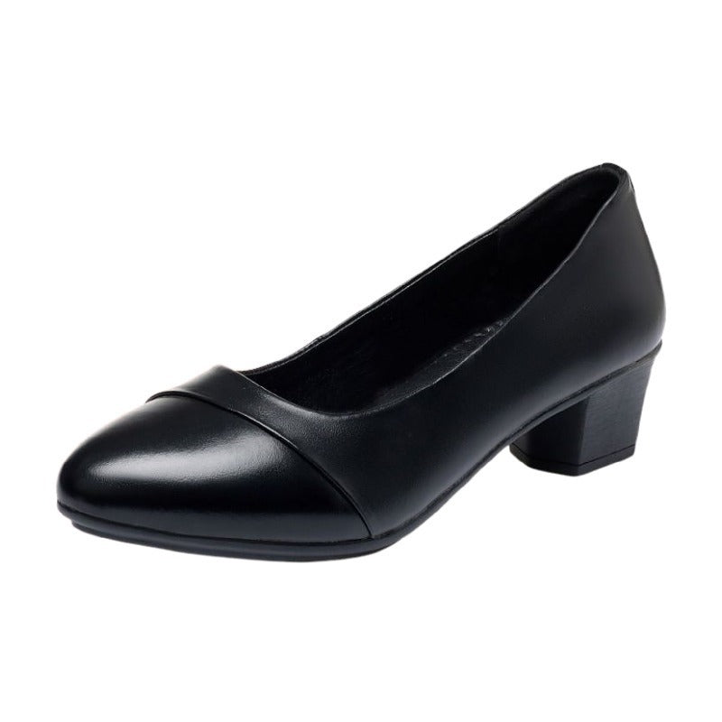 Damen Pumps Blockabsatz Komfortabel