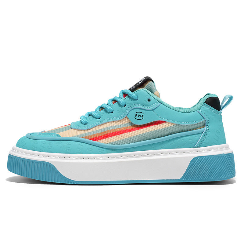 Damen Sneaker Hohe Plateauschuhe Atmungsaktives Mesh