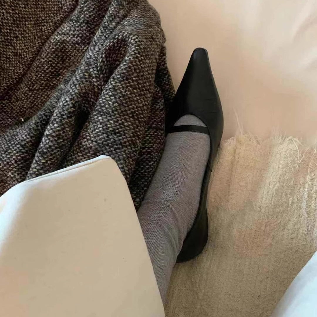 Damen Ballerinas Spitze Komfortschuhe Elegant