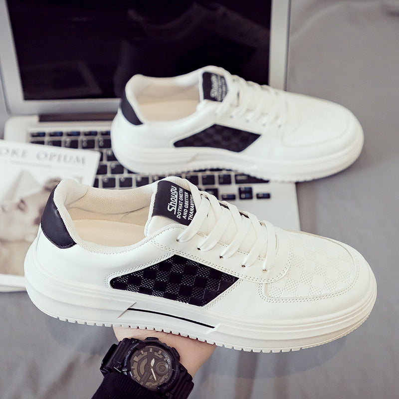 Damen Sneaker Karomuster Bequem Komfortabel