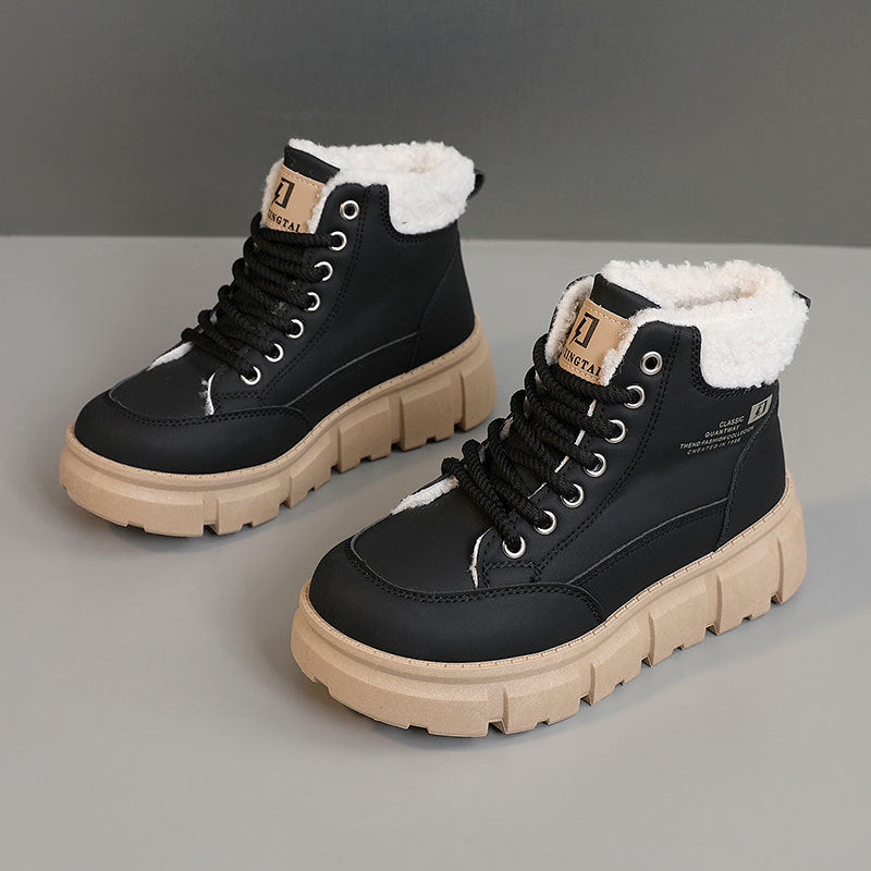 Damen Winterstiefel Flauschig Rutschfest
