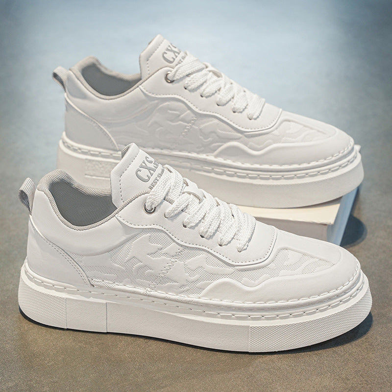 Damen Sneaker Bequem Sportlich Weiss