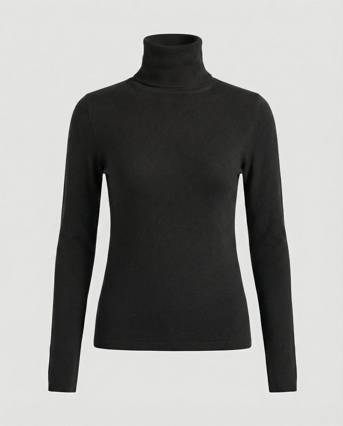 Damen Wollpullover Rollkragen Warm Herbst Winter