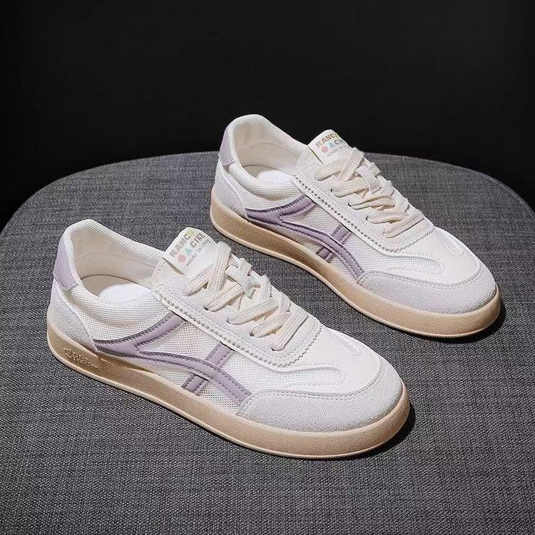Damen Sneaker Retro Stil Atmungsaktives Mesh