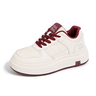 Damen Sneaker Sportlich Dicke Laufsohle