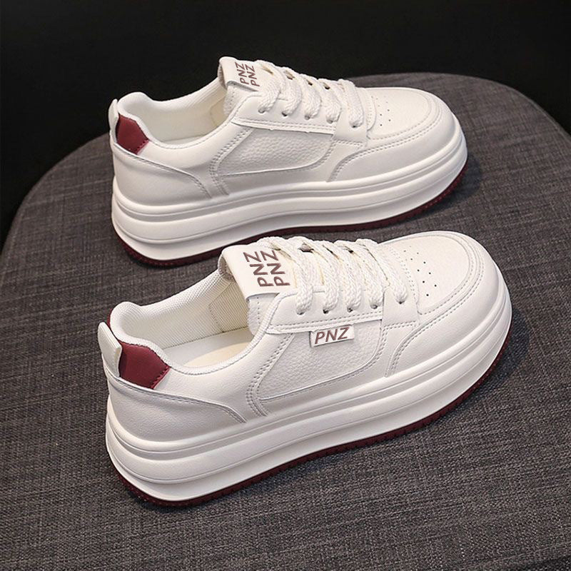 Damen Plateausneaker Atmungsaktiv Bequem