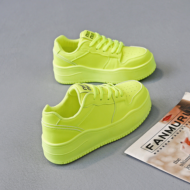Damen Laufschuhe Dicksohlige Rutschfeste Sneaker Sportlich