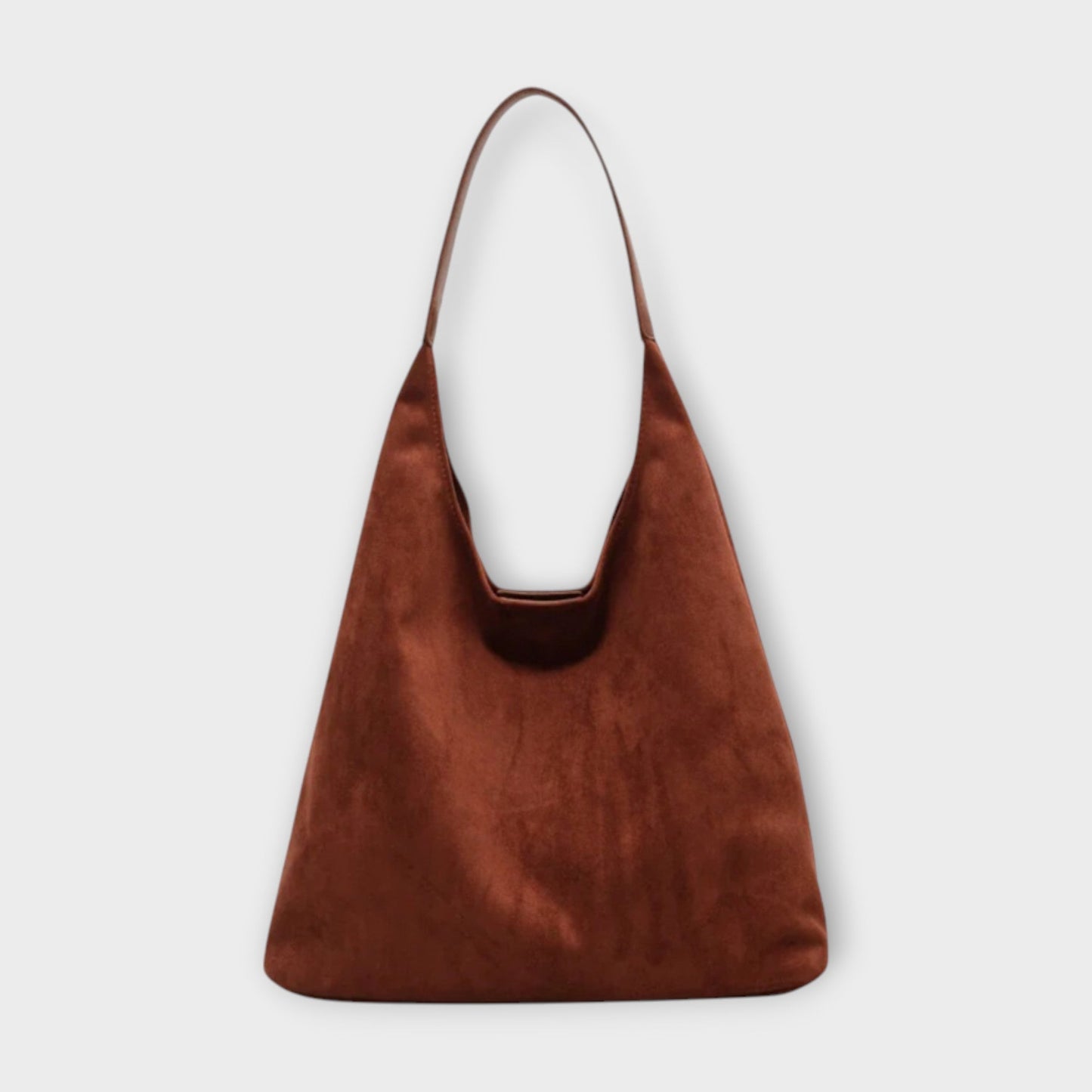 Damen Schultertasche Leder Minimalistisch