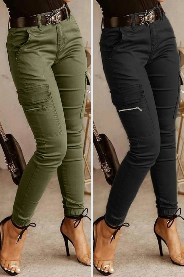 Damen Cargo-Hose Modern Bequem