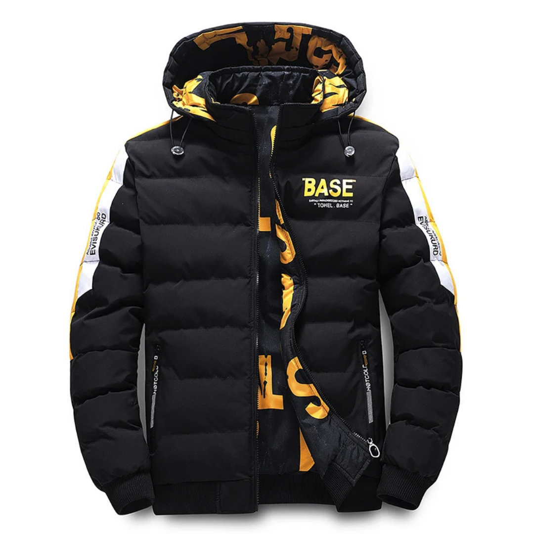 Herren Winterjacke Daunenfüllung Warm Isoliert