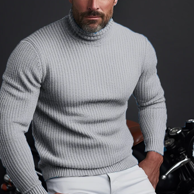 Herren Rollkragenpullover Warm Qualität