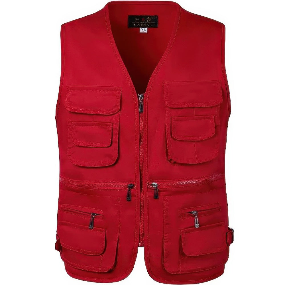 Herren Wanderweste Funktionale Taschen Outdoor
