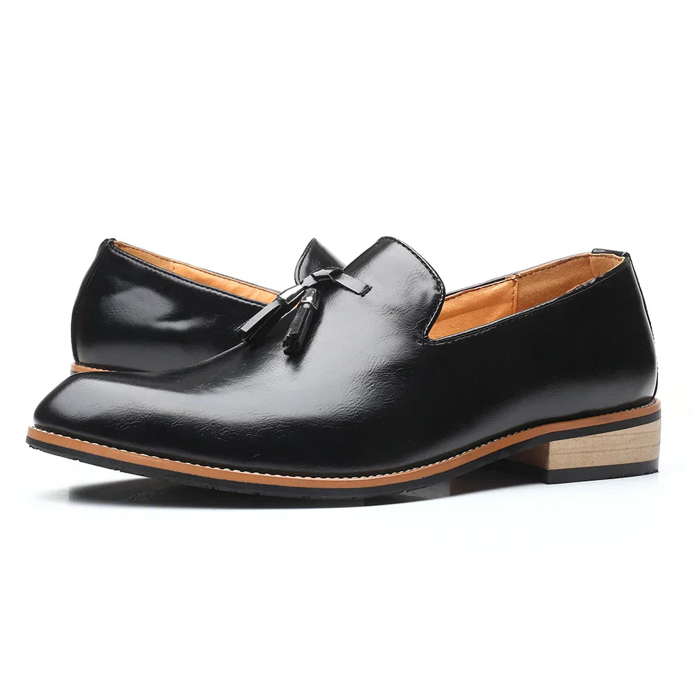 Herren Leder Loafer Elegant