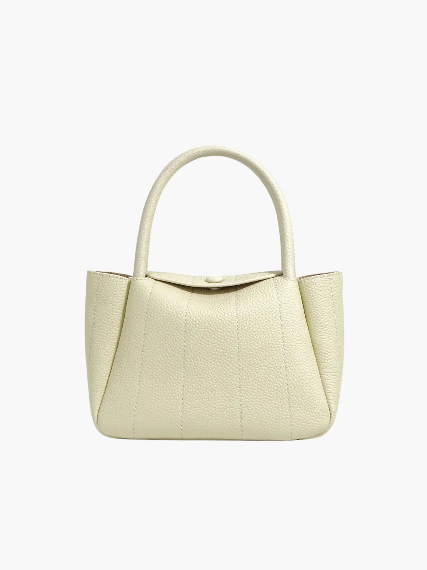 Damen Lederhandtasche Grün Minimalistisch