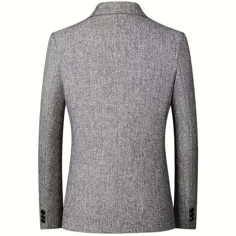 Herren Blazer Slimfit Grau Marineblau