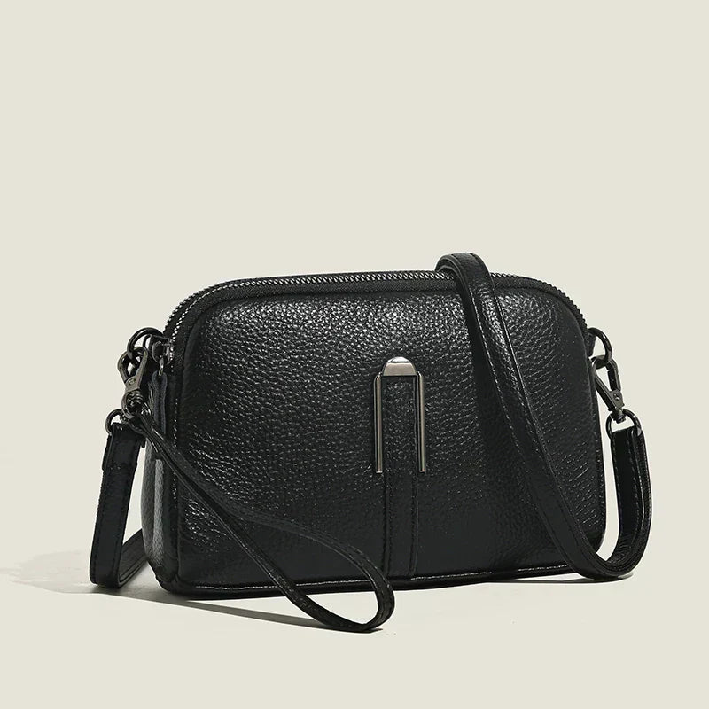 Damen Leder Crossbody Tasche Elegantes Design