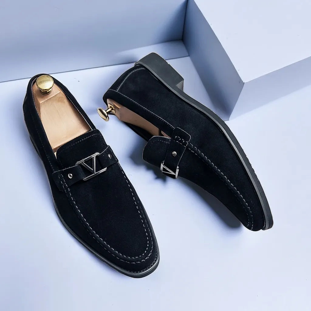 Herren Loafer Schuhe Wildleder Handgefertigt