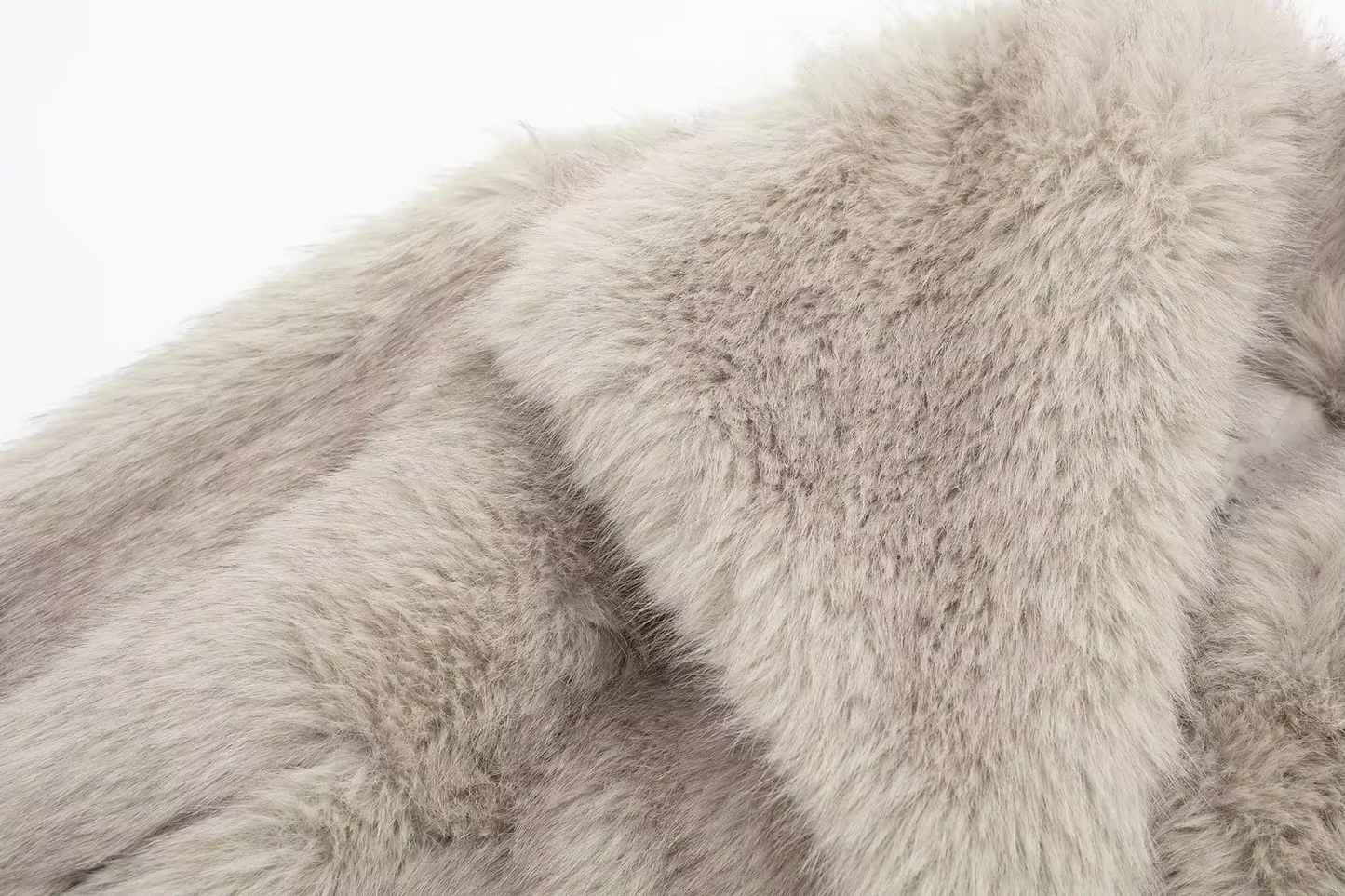 Damen Wintermantel Faux Fur Soft