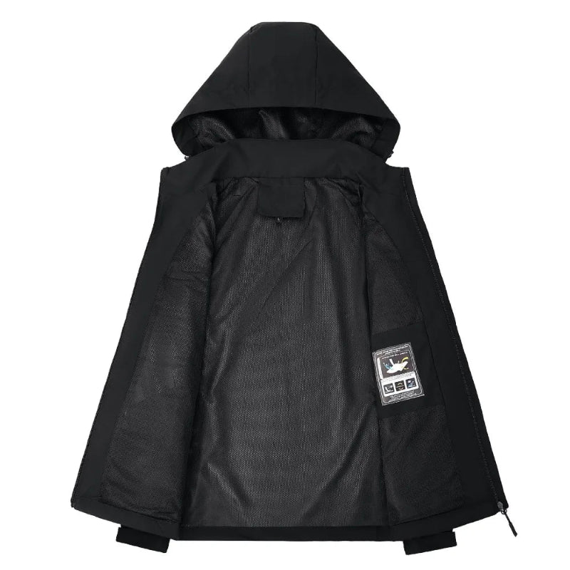 Herren Regenjacke Wasserdicht Atmungsaktiv Outdoor