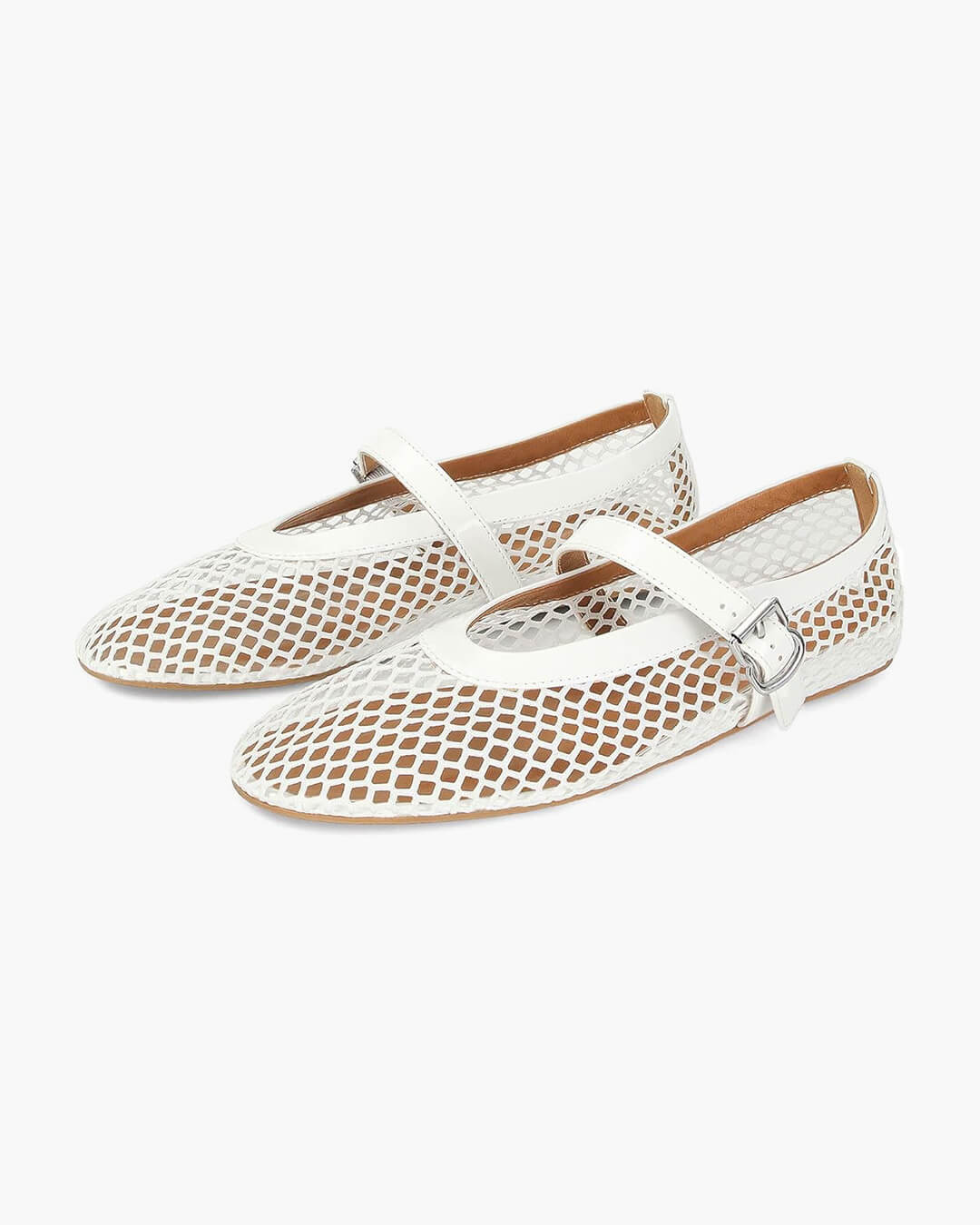 Damen Ballerinas Atmungsaktives Mesh
