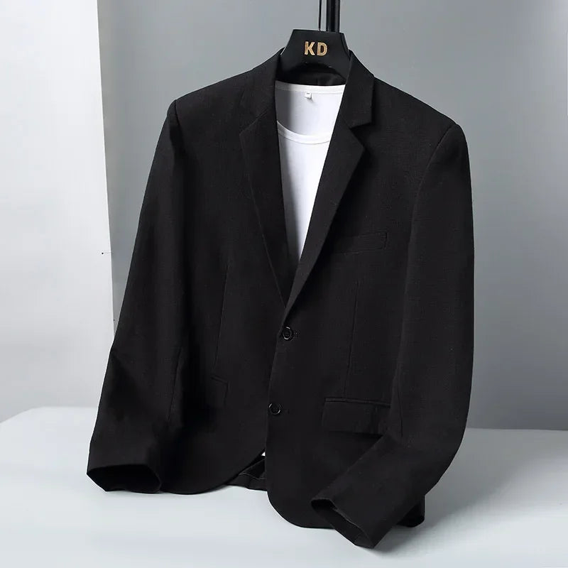 Herren Leinenblazer Elegant Slim Fit