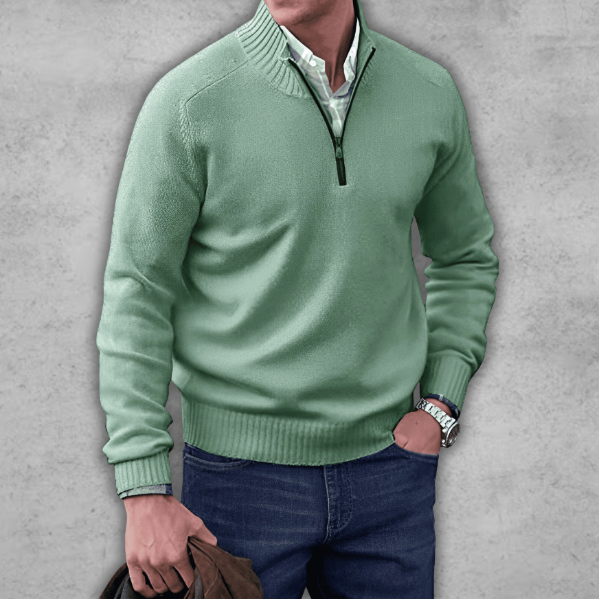 Herren Pullover Baumwolle Elegant Bequem