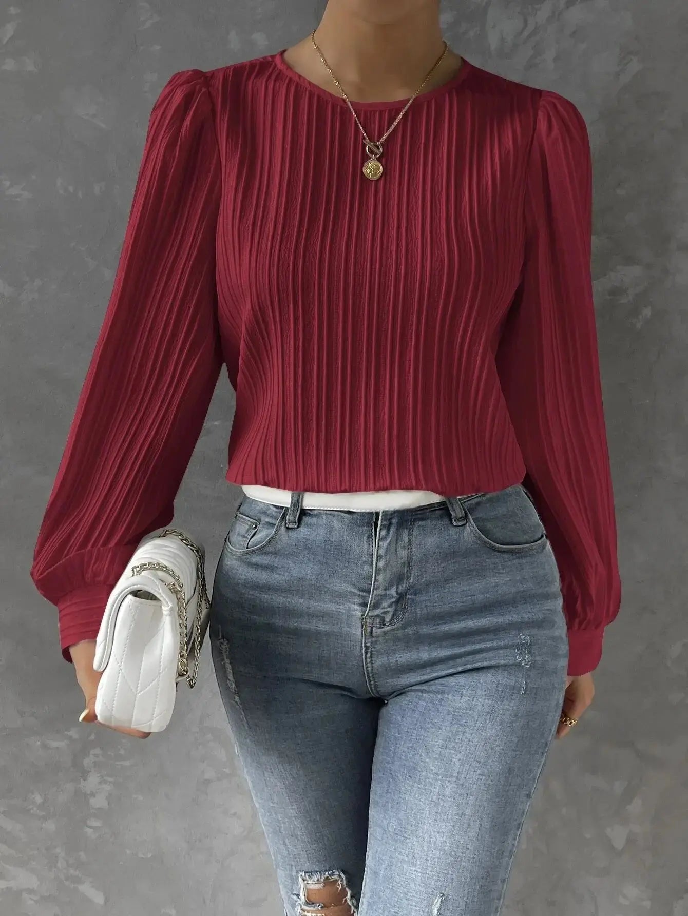 Emma | Zeitlos Elegante Bluse Zendoo.de