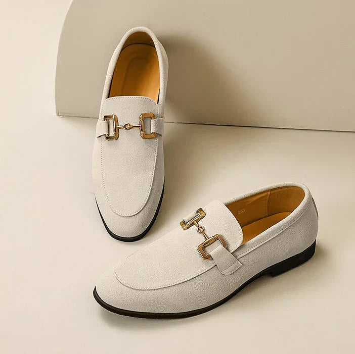 Herren Loafers aus Wildleder mit Schnürung Elegant